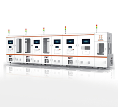 Cylindrical battery automatically assembles the line body